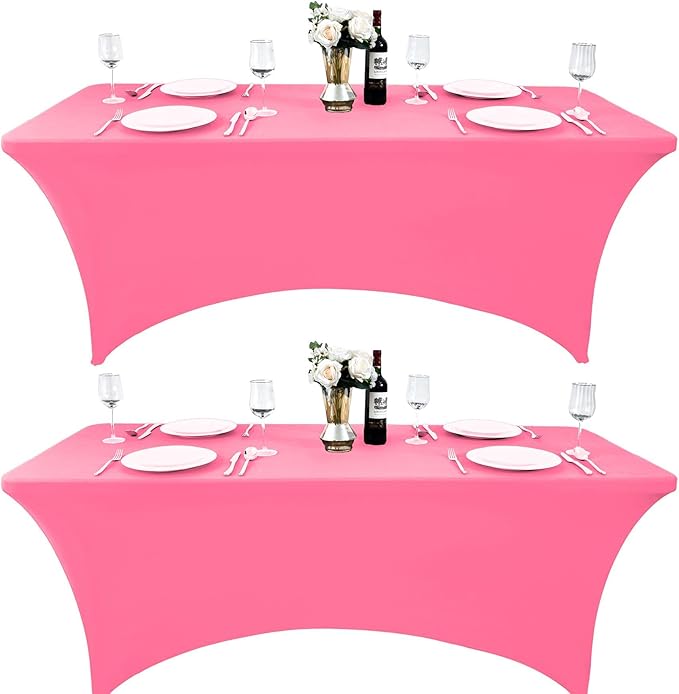 2-Pack 6ft Spandex Table Covers by Unknown