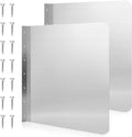 Therwen 2 Pcs Stainless Steel Side Splash Guard by Therwen