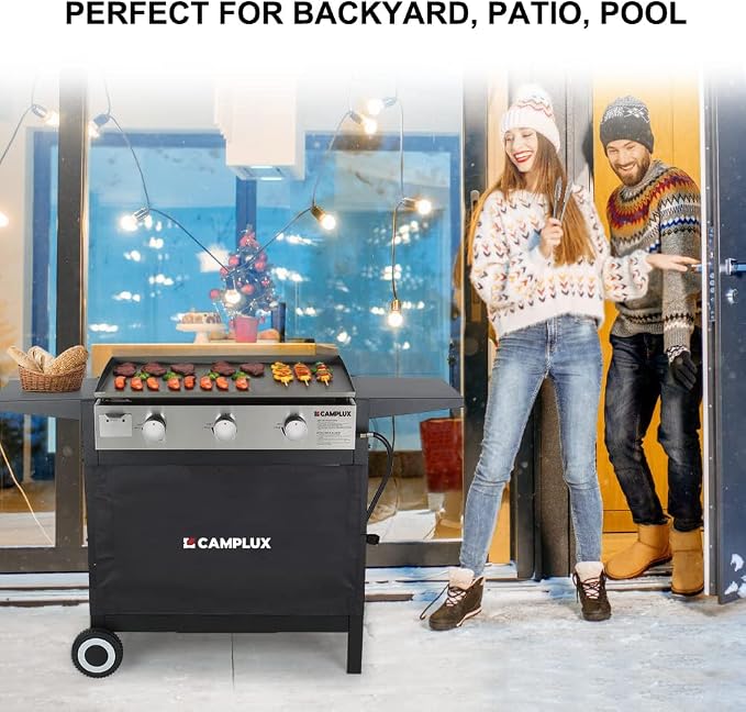 CAMPLUX Flat Top Griddle, Propane gas outdoor grill Griddle Cooking Station - Image 3