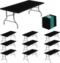 LUSHVIDA 10 Packs Vinyl Tablecloths by LUSHVIDA