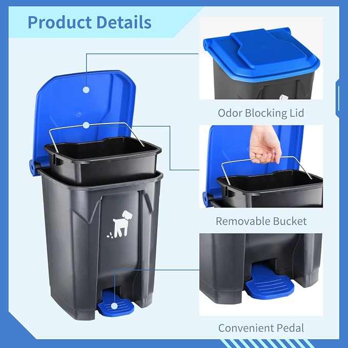 Outdoor Pet Waste Container - 20L - Image 3