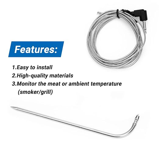 Stanbroil Meat Probe for Pit Boss Pellet Grills/Smokers, 3.5mm Plug Thermometer - Image 5