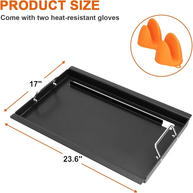 Full-Size Griddle Inserts for Charbroil Performance 4 Burner, Flat Top Griddle - Image 2