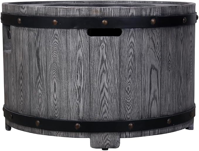Afterglow Outdoor 36" Round TerraFdab Propane Fire Pit Table - Image 8