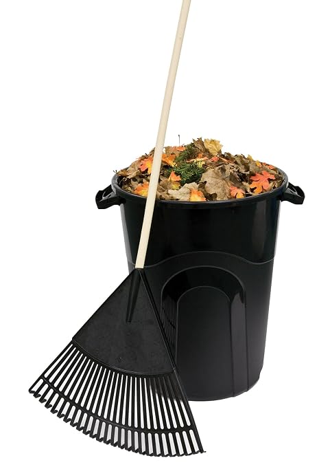 32 Gallon Heavy Duty Plastic Outdoor Trash Can - Image 5