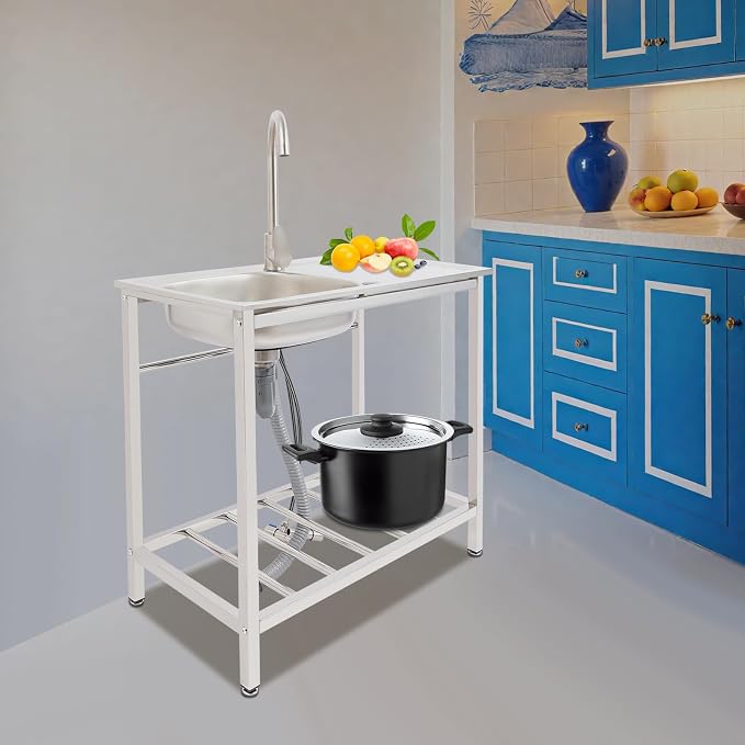 Outdoor Utility Sink, Freestanding Kitchen Sink - Image 2