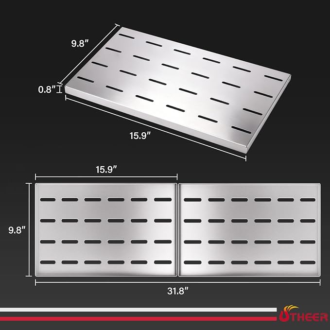 Utheer 2-Pack Griddle Warming Rack - Image 3