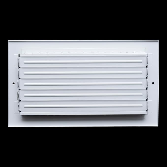 Fits 12x6 Duct Opening Steel Adjustable Air Supply Grille by Handua | Register - Image 5