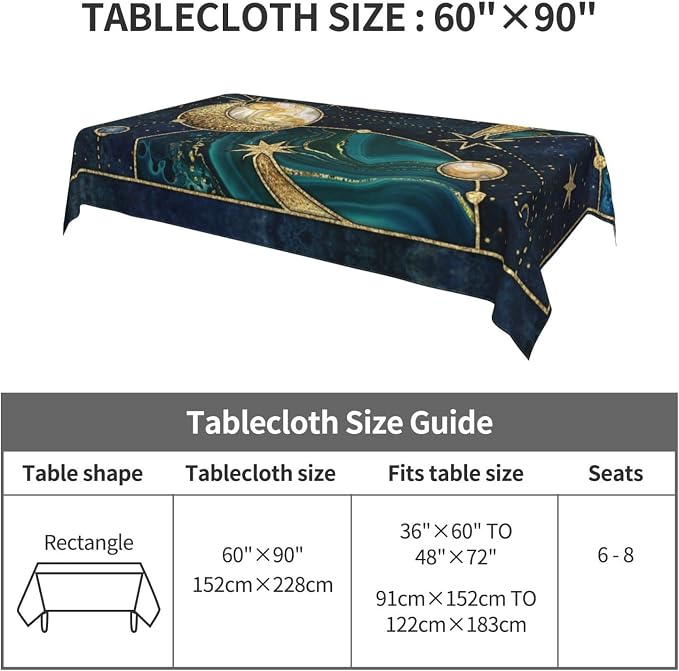 Worltoldb Moon and Sun Tablecloth - Image 3