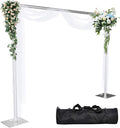 Pipe and Drape Backdrop Stand 8ftx10ft Adjustable Background Support System by Kinchoix
