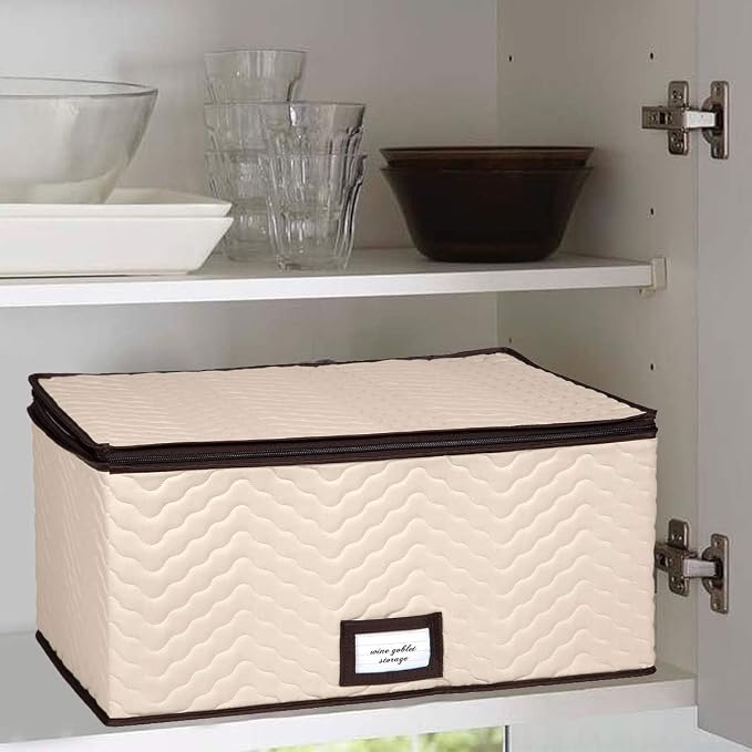 Wine Glass Storage Box with Dividers - Image 8
