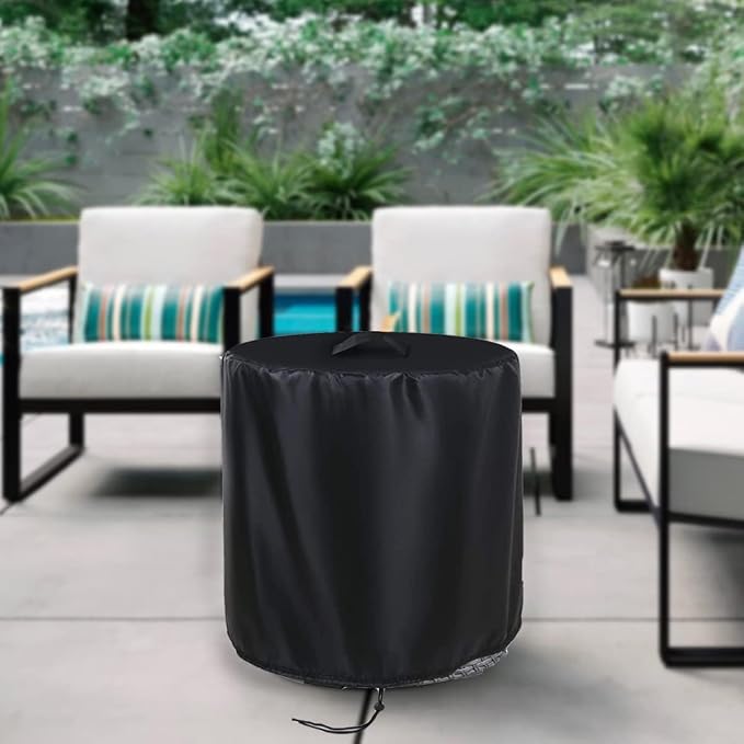 POMER Fire Pit Cover, 30inch Round Fire Pit Cover - Image 6