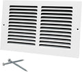 10"W x 6"H Steel Return Air Grille, Air Return Vent Cover by Howeall