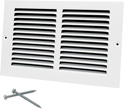 10"W x 6"H Steel Return Air Grille, Air Return Vent Cover by Howeall