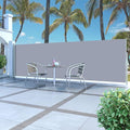 YAFF Retractable Outdoor Folding Privacy Divider, Water & UV Resistant Sun by YAFF