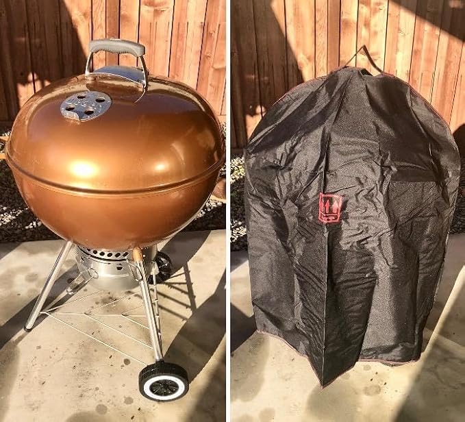 Turtle Life Round BBQ Grill Cover, 26inch Heavy Duty Durable Waterproof Rip - Image 6