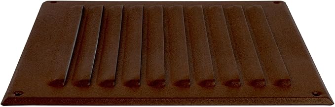 Square Ventilation Grille / 8" x 8" Inch Inside Measurement/Brown Metal Air - Image 6