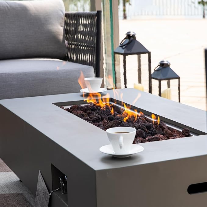 Westwood 50” Propane Fire Pit Smokeless Firepit Outdoor Gas Fire Pit - Image 4