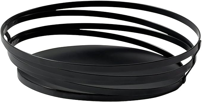 G.E.T. WB-972-MG 9" x 7" Oval Powder Coated Metal Gray Wire Serving Basket by Unknown