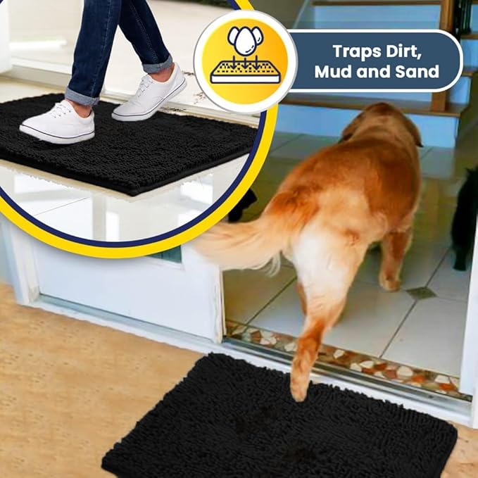 Muddy Mat® | Super Absorbent Door Mat Indoor, Microfiber Quick Dry Chenille - Image 4