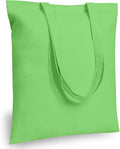 TOPDesign 24-Pack Economical 16"x15" Baby Green Cotton Tote Bags, Lightweight by TOPDesign