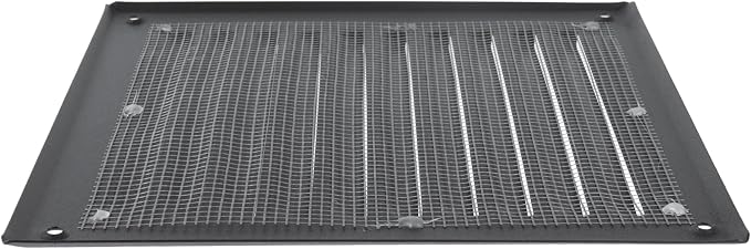 Square Ventilation Grille / 6" x 6" Inch Inside Measurement/Black Metal Air - Image 7