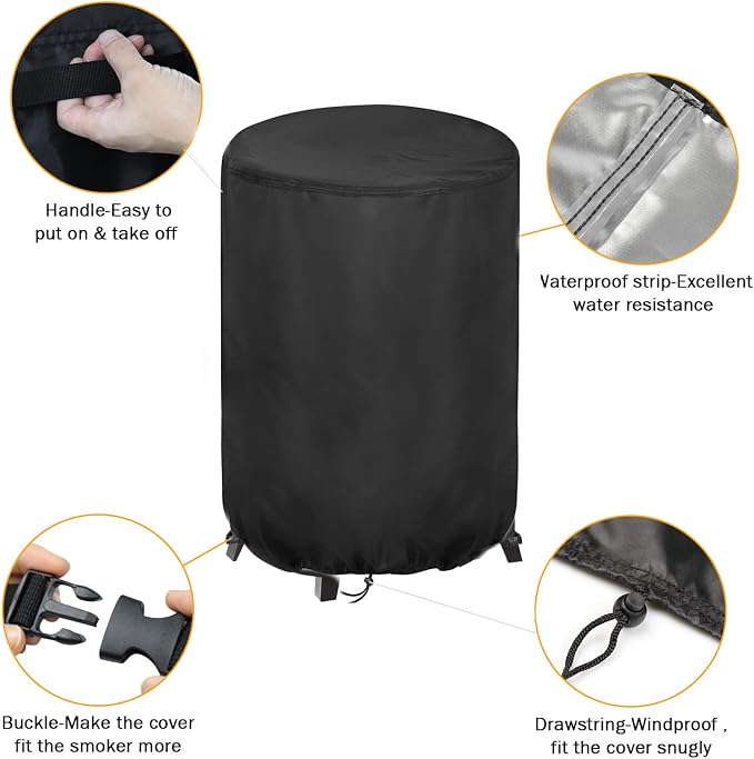 Smoker Cover Fit for Charbroil The Big Easy TRU-Infrared 3-in-1 Smoker - Image 3