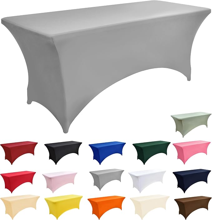 115 2-Pack 8ft Spandex Table Covers - Image 3