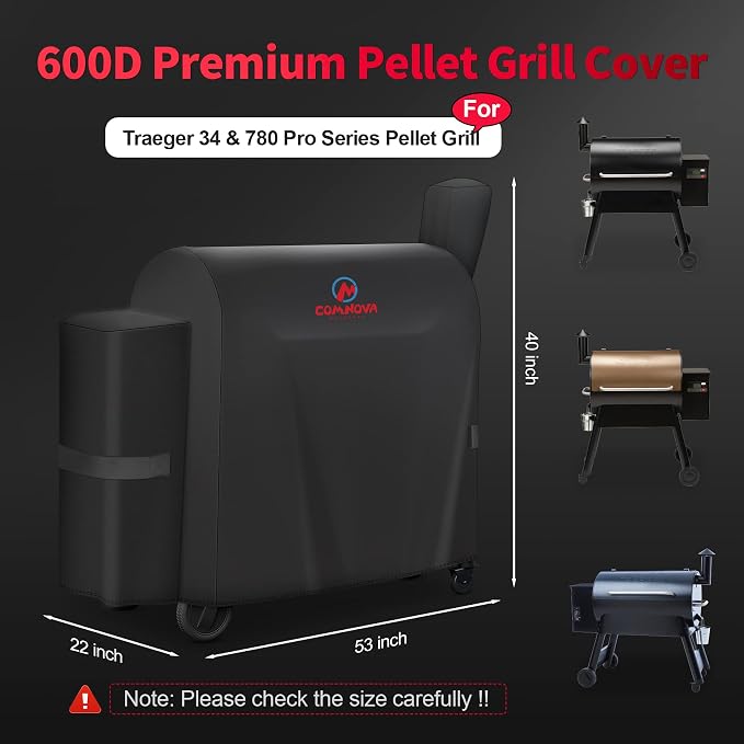 Comnova Grill Cover for Traeger Pro 34 & 780 Series - Image 2