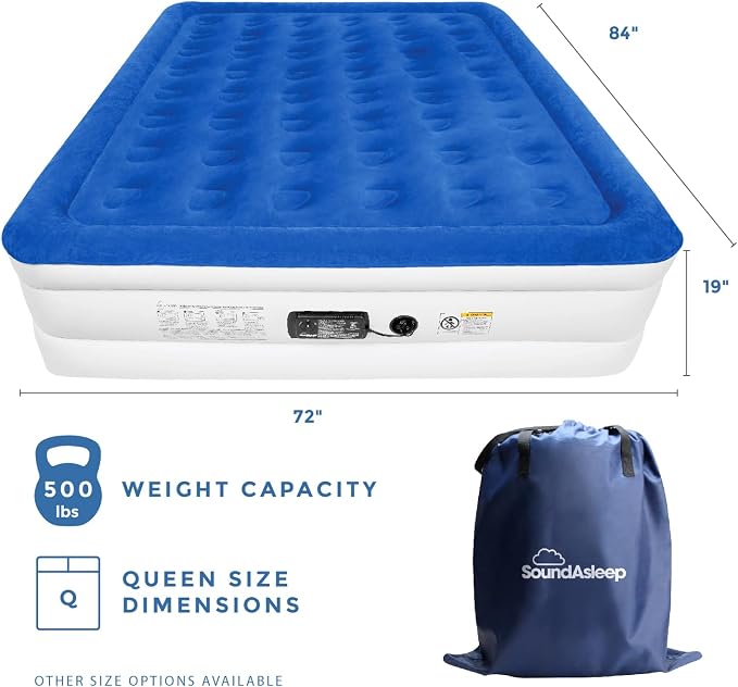 SoundAsleep Products Dream Series Luxury Air Mattress, ComfortCoil Technology - Image 3