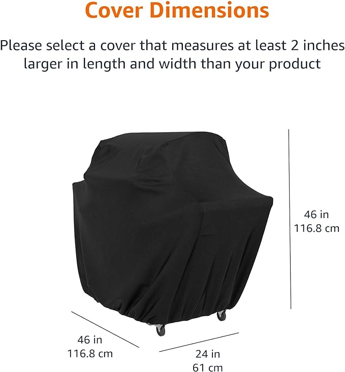 Amazon Basics Gas Grill Barbecue Cover - Image 2