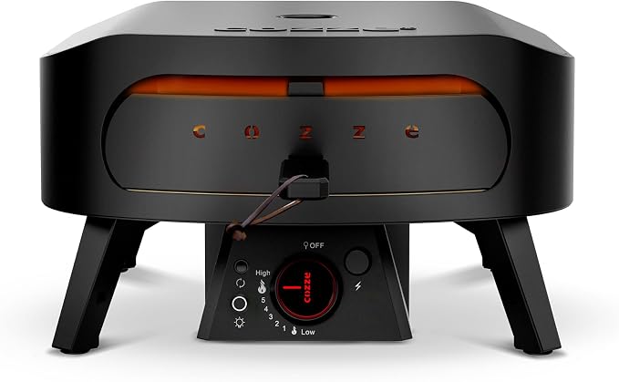 13" Gas Pizza Oven with Rotating Pizza Stone by cozze