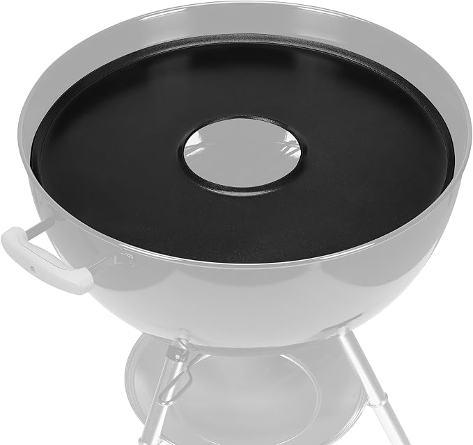 Stanbroil Round Griddle Insert for Weber 22" Kettle Charcoal Grill, Nonstick by Stanbroil