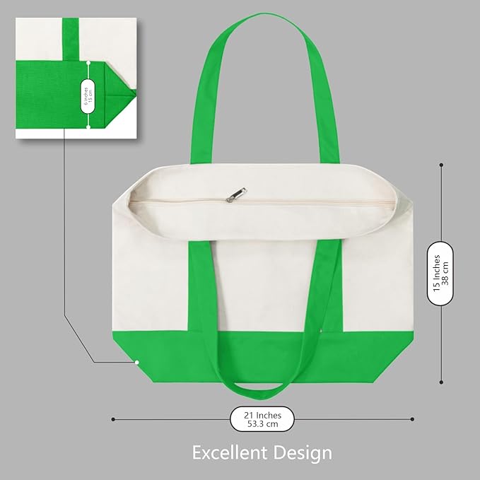 TOPDesign 1-Pack Canvas Tote Bag - Image 5