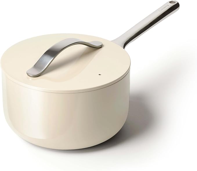 Caraway Nonstick Ceramic Sauce Pan by Caraway