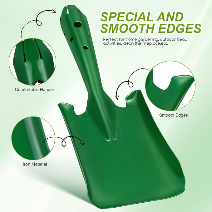 BESPORTBLE Ash Scoop for Fireplace, Fire Pit & Wood Stove – Small Iron Coal - Image 5