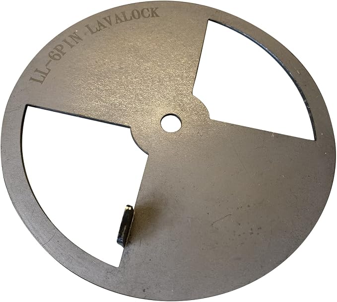 LavaLock® Smoker Pinwheel bbq air damper pit grill vent, STEEL 4 6 8 12 - Image 4