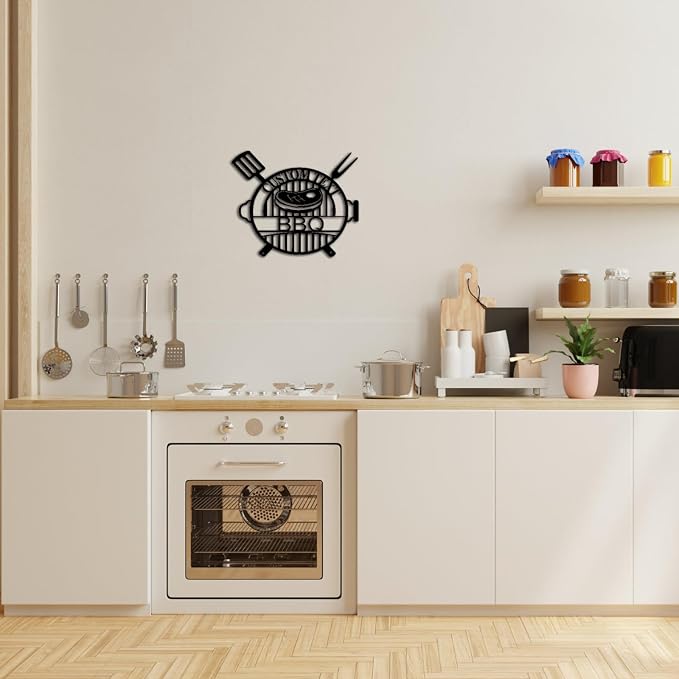 Custom BBQ Metal Sign, Personalized Grill Name Plate - Image 2
