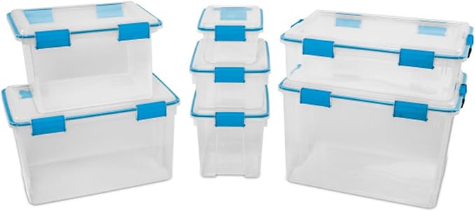 Sterilite 12-Pack Gasket Box, Weather-Resistant Storage Bins - Image 9