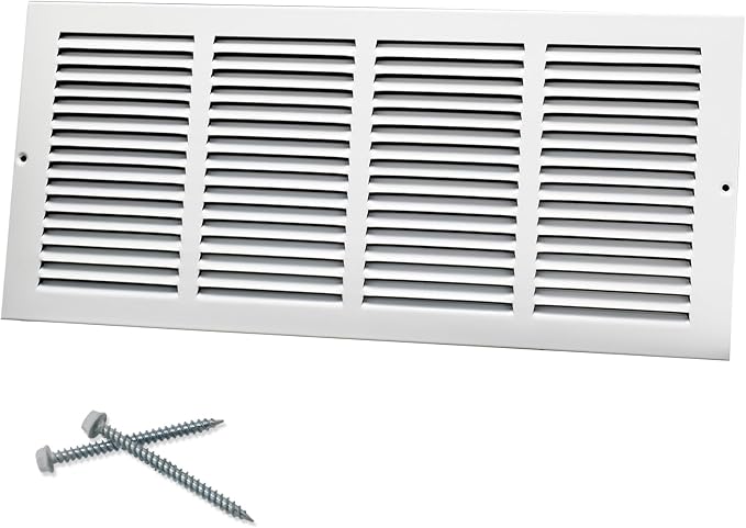 20"W x 8"H Steel Return Air Grille, Air Return Vent Cover by Howeall