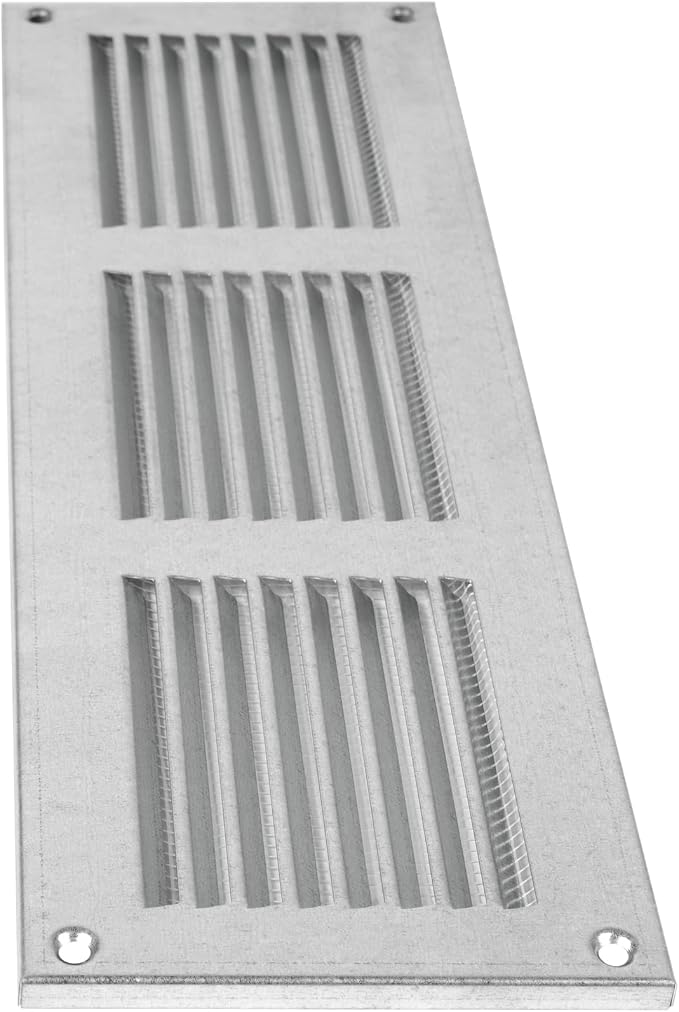Repa Market 12x4 Inch Air Vent Cover/Galvanized Steel Louvered Grill Cover - Image 7