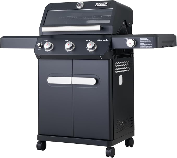 Monument Grills 3+1 Outdoor Barbecue Stainless Steel Propane Gas Grill - Image 8