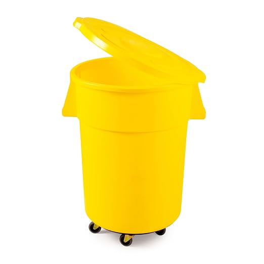 PRO&Family Commercial Round Trash Can by PRO%26Family