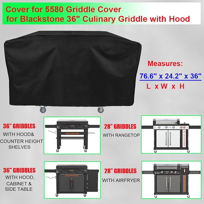 Griddle Cover for Blackstone 36" Culinary Griddle - Image 2