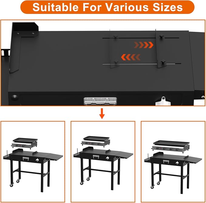 Portable Grill Table for Blackstone Griddle, Adjustable Table - Image 2