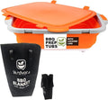 16L Orange Collapsible BBQ Prep Tub by Unknown