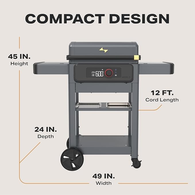 Current Model G Griddle, Smart Electric Outdoor Flat Top BBQ Grill - Image 8