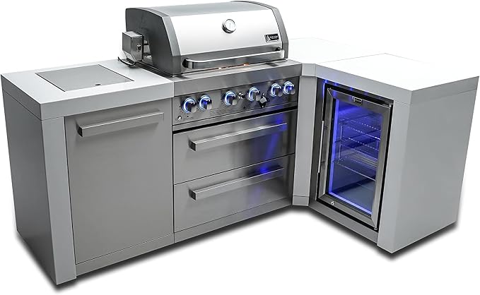 Mont Alpi MAi400-D90FC 32-Inch 4-Burner 78000 BTU 90 Degree Corner Stainless - Image 2