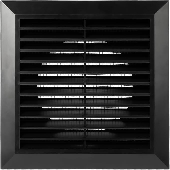 Black 4" Inch Ventilation Grille by Unknown