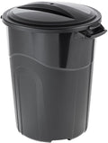 32 Gallon Heavy Duty Plastic Outdoor Trash Can by Unknown